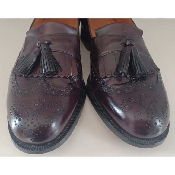 Vintage Cole Hahn Tassel Kiltie Loafer Mens Shoes Sz 9.5D Awesome Quality main image 9